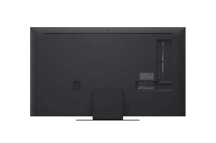 LG QNED evo QNED86 電視的後視圖