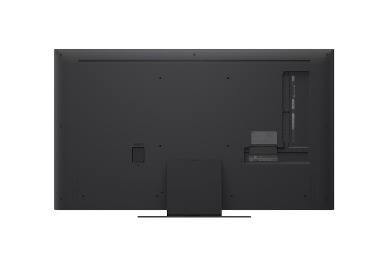 LG QNED evo QNED86 電視的後視圖