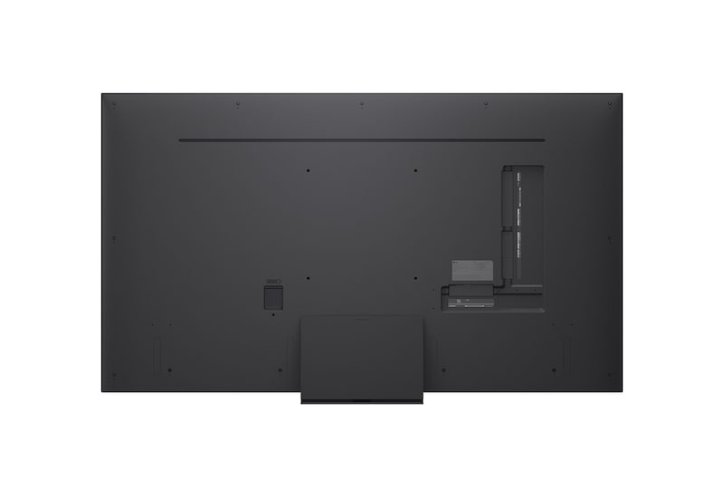 LG QNED evo QNED86 電視的後視圖