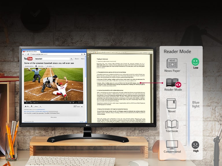 保護您的雙眼，並且瀏覽舒適