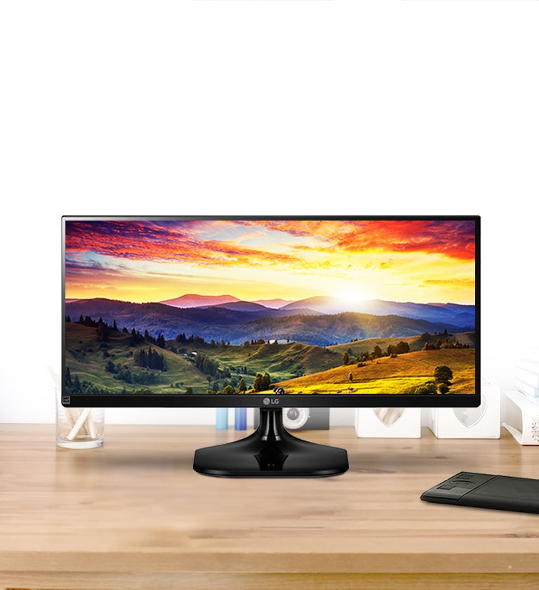 21:9 超寬弧形QHD解析度 的 IPS顯示器