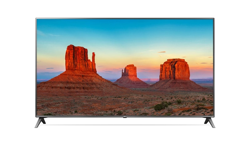 Front view of LG 55型 UHD 4K IPS 硬板電視 55UK6500PWC