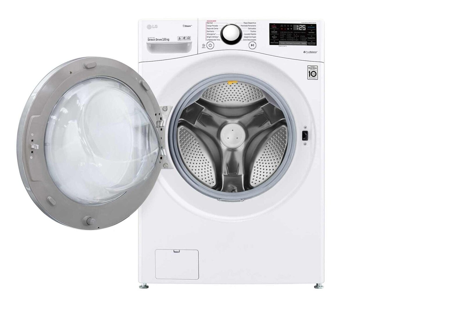 LG 洗乾衣機堆疊／蒸洗脫18公斤 除濕式乾衣16公斤 (冰磁白), FD18WPT