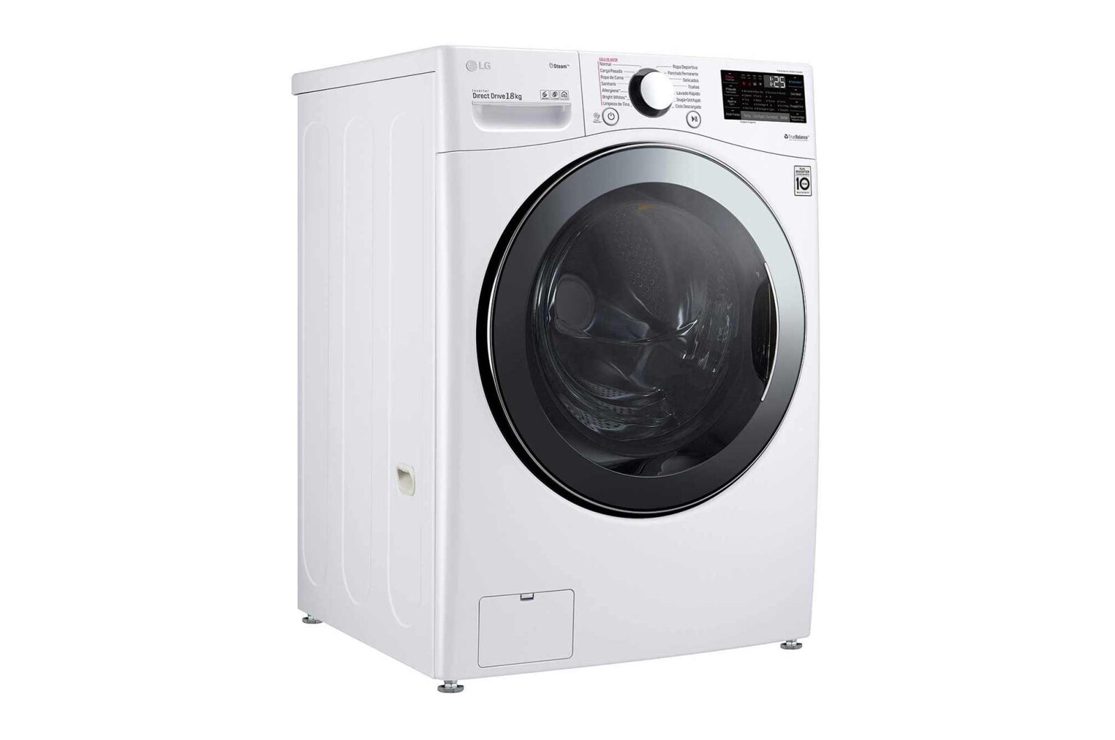 LG 洗乾衣機堆疊／蒸洗脫18公斤 除濕式乾衣16公斤 (冰磁白), FD18WPT