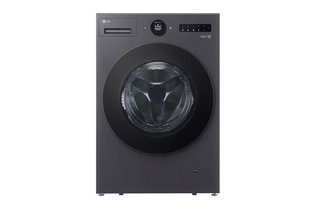15公斤滾筒洗衣機|夜墨灰|AI DD™ 蒸洗脫烘, WD-S15NDB 正視圖