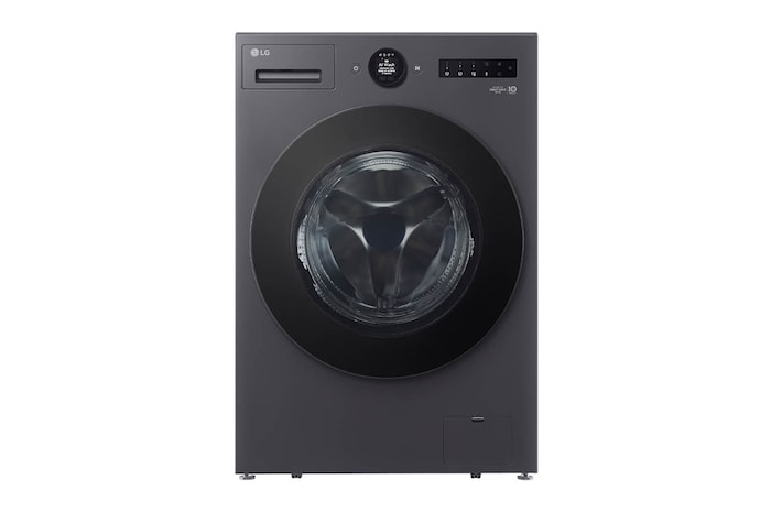 15公斤滾筒洗衣機|夜墨灰|AI DD™ 蒸洗脫烘, WD-S15NDB 正視圖