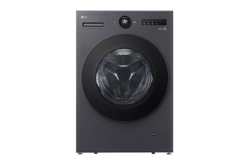 18公斤滾筒洗衣機｜夜墨灰｜AI DD™ 蒸洗脫烘, WD-S18NDB 正視圖