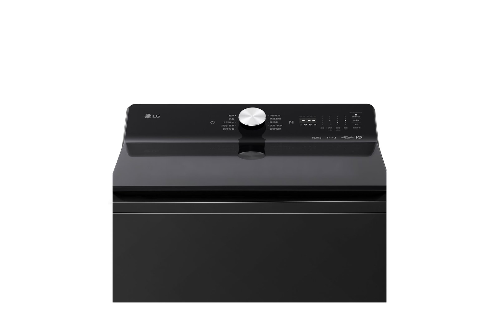 WTTD18OB.WR100VB 筒槽內的水花與箭頭展現 TurboWash™ 勁速洗的快速強勁洗淨力。