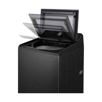 機蓋打開狀態的左側透視圖