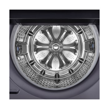 WTTD20HG.WR100VB 直立式洗衣機的機蓋關閉過程，展現平滑緩慢的關蓋設計。