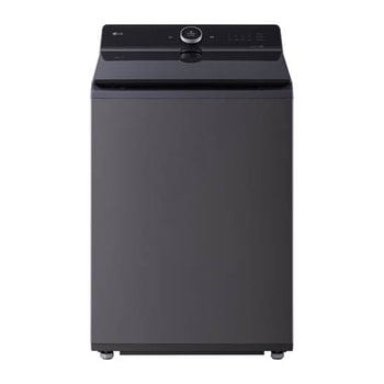 23kg 直立式洗衣機（黑色不鏽鋼）- AI DD™，6 Motion™，TurboWash3D™ WT-TD23HG.AEGBTST 正視圖