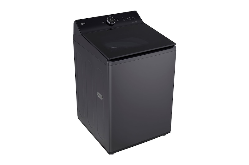 LG 直立式洗衣機左側視圖