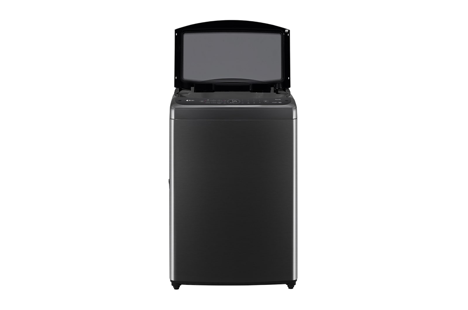front open view of LG top load washing machine