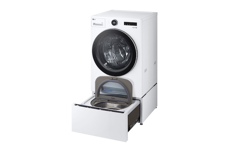 LG 洗22+2.5公斤 TWINWash 雙能洗｜冰瓷白｜蒸洗脫, TW22FWPT.S250HW