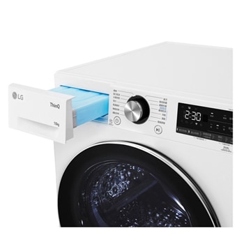 LG 洗乾衣機堆疊｜蒸洗脫烘13公斤+熱泵除濕乾衣10公斤｜冰瓷白, WDS13VEW.WR100VW