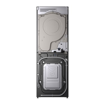 LG WashTower WD-S1818EB 尺寸和安裝指南示意圖。
