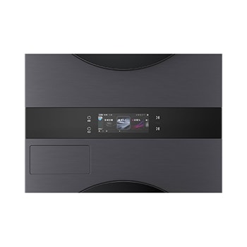 LG WashTower WD-S1818EB  自動洗滌劑容器正視圖，顯示洗滌劑槽配置。