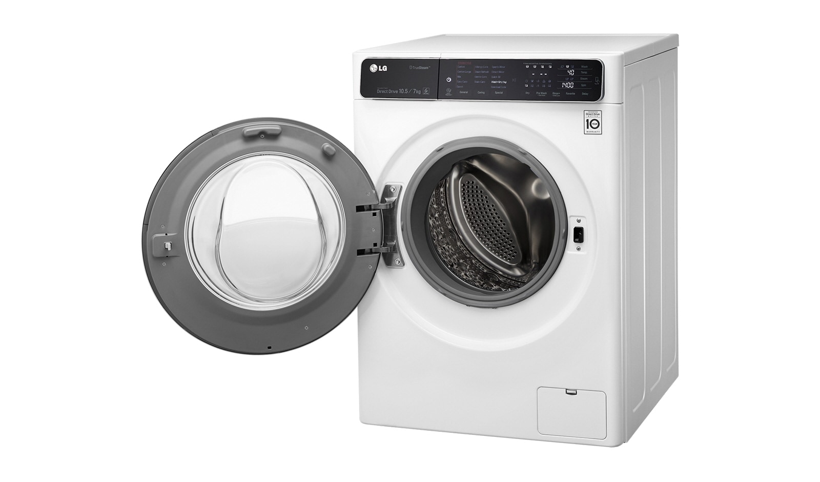 LG 6 Motion DD直驅變頻 蒸氣滾筒洗衣機 絲緞白 / 10.5公斤洗衣容量, 6公斤烘衣容量, F1450HT1W