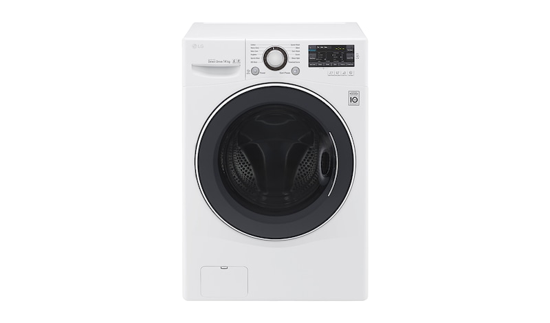 LG WiFi DD直驅變頻 滾筒洗衣機 炫麗白 / 14公斤洗衣容量, 8公斤烘衣容量, F2514DTGW
