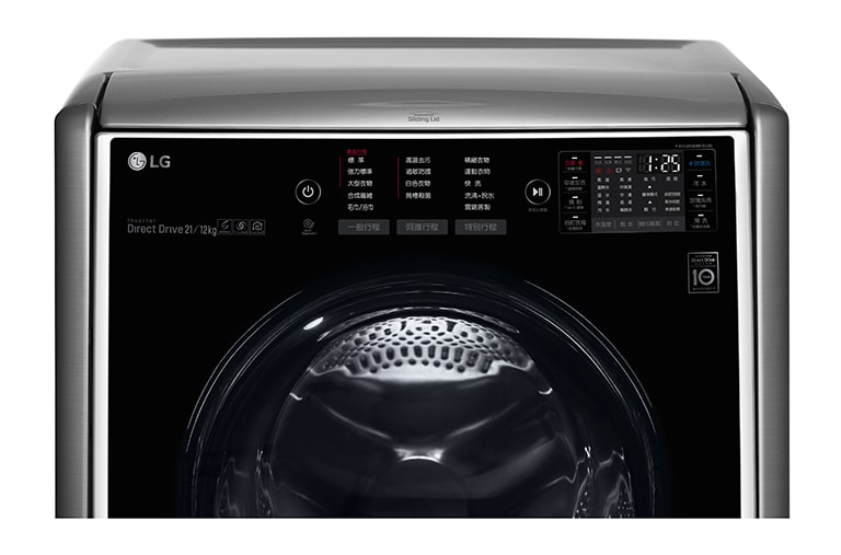LG 蒸氣滾筒洗衣機 (蒸洗脫烘)｜洗衣21公斤+烘衣12公斤, F2721HTTV
