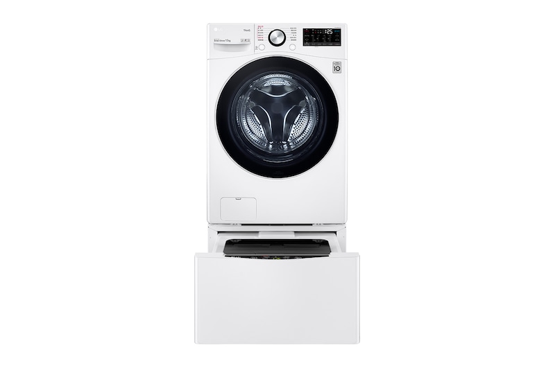 LG 洗15+2公斤 TWINWash 雙能洗|冰瓷白|蒸洗脫, TW15WPT.200AHW