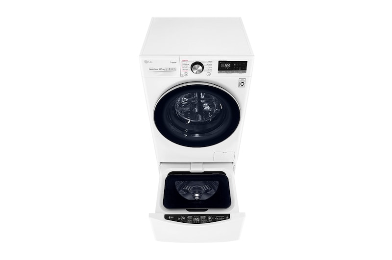 LG 洗10.5+2公斤 TWINWash 雙能洗｜冰瓷白｜蒸洗脫, TW105WPT.200HW