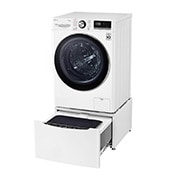 LG 洗10.5+2公斤 TWINWash 雙能洗｜冰瓷白｜蒸洗脫, TW105WPT.200HW
