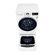 LG 洗10.5+2公斤 TWINWash 雙能洗｜冰瓷白｜蒸洗脫, TW105WPT.200HW