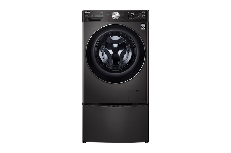 LG 洗13+2公斤 TWINWash 雙能洗｜尊爵黑｜蒸洗脫烘, TW13APT