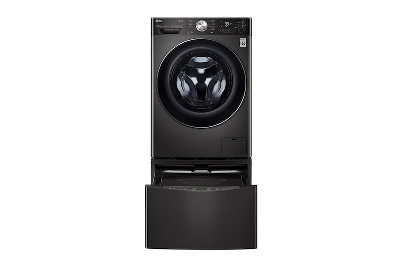 LG 洗13+2公斤 TWINWash 雙能洗｜尊爵黑｜蒸洗脫烘, TW13APT