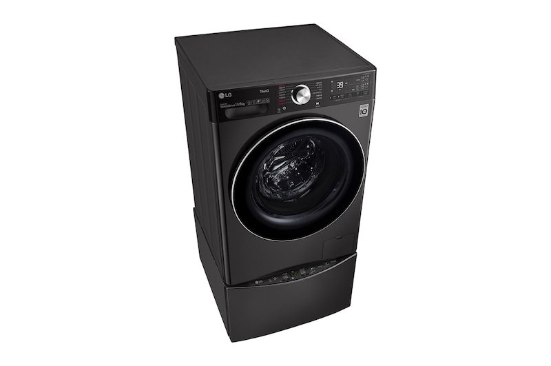 LG 洗13+2公斤 TWINWash 雙能洗｜尊爵黑｜蒸洗脫烘, TW13APT