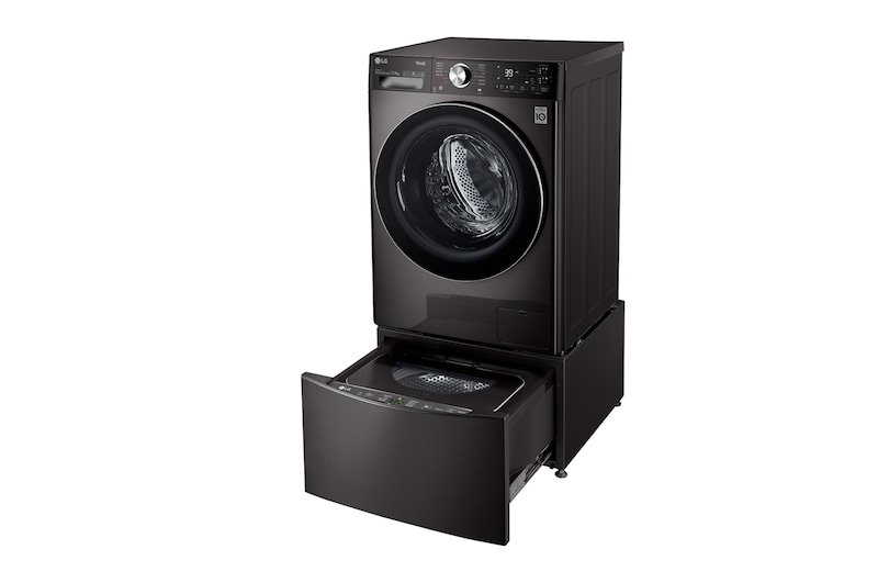 LG 洗13+2公斤 TWINWash 雙能洗｜尊爵黑｜蒸洗脫烘, TW13APT
