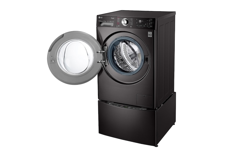 LG 洗13+2公斤 TWINWash 雙能洗｜尊爵黑｜蒸洗脫烘, TW13APT