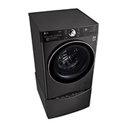 LG 洗13+2公斤 TWINWash 雙能洗｜尊爵黑｜蒸洗脫烘, TW13APT