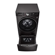 LG 洗13+2公斤 TWINWash 雙能洗｜尊爵黑｜蒸洗脫烘, TW13APT