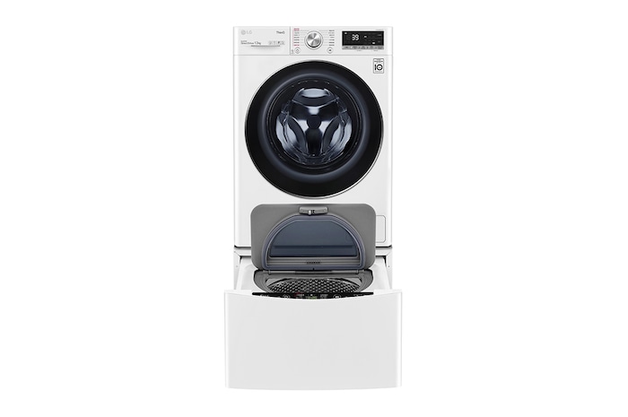 LG 洗13+2公斤 TWINWash 雙能洗｜冰瓷白｜蒸洗脫, TW13BPT