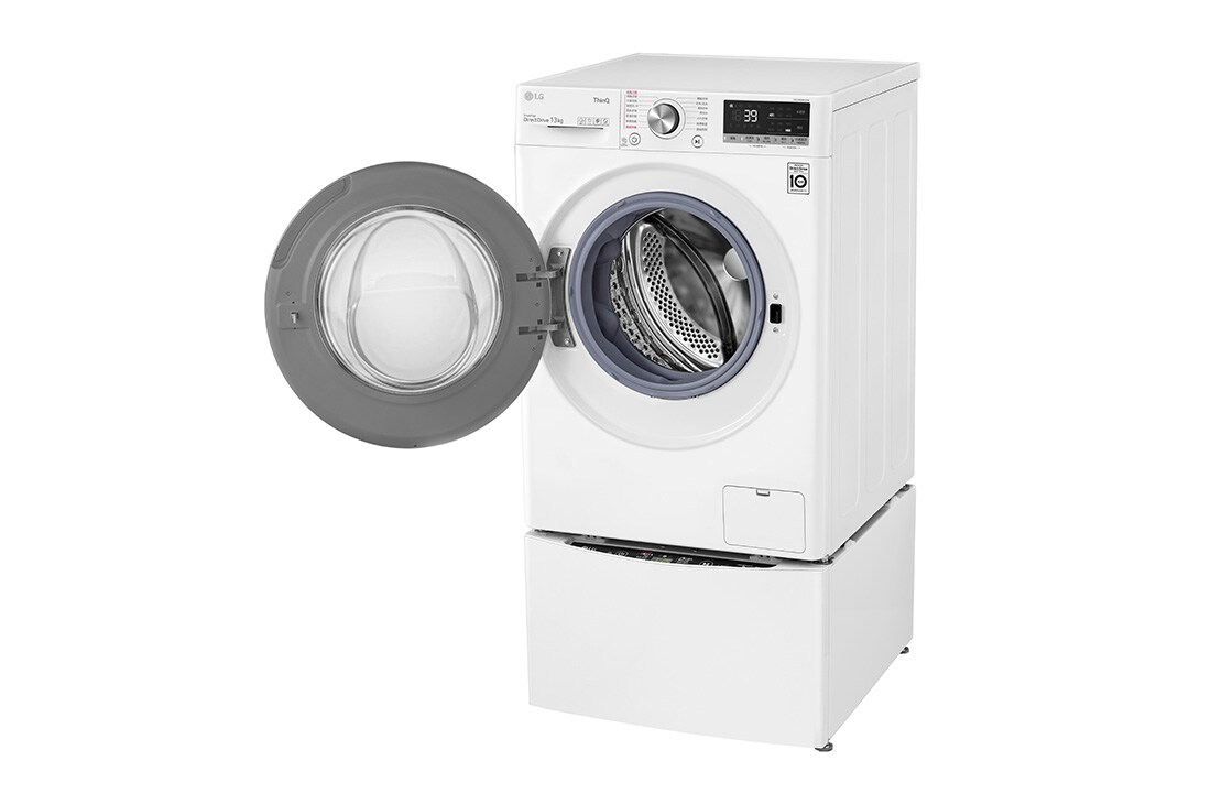 LG 洗13+2公斤 TWINWash 雙能洗｜冰瓷白｜蒸洗脫, TW13BPT