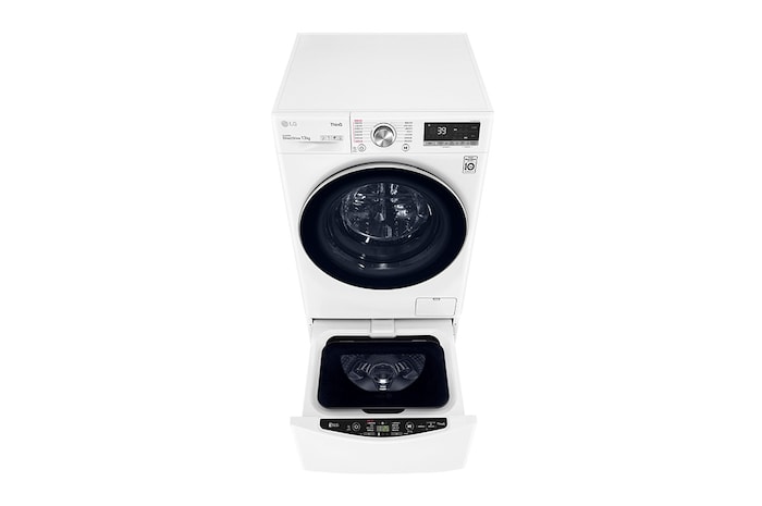 LG 洗13+2公斤 TWINWash 雙能洗｜冰瓷白｜蒸洗脫, TW13BPT