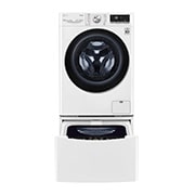 LG 洗13+2公斤 TWINWash 雙能洗｜冰瓷白｜蒸洗脫, TW13BPT