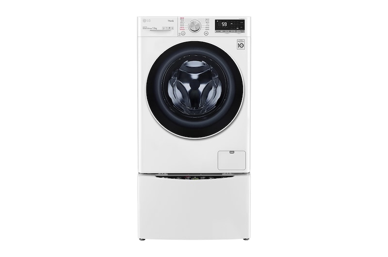 LG 洗13+2公斤 TWINWash 雙能洗｜冰瓷白｜蒸洗脫烘, TW13CPT
