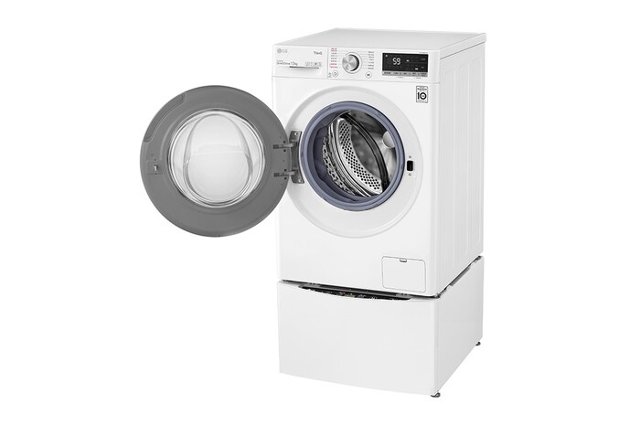 LG 洗13+2公斤 TWINWash 雙能洗｜冰瓷白｜蒸洗脫烘, TW13CPT