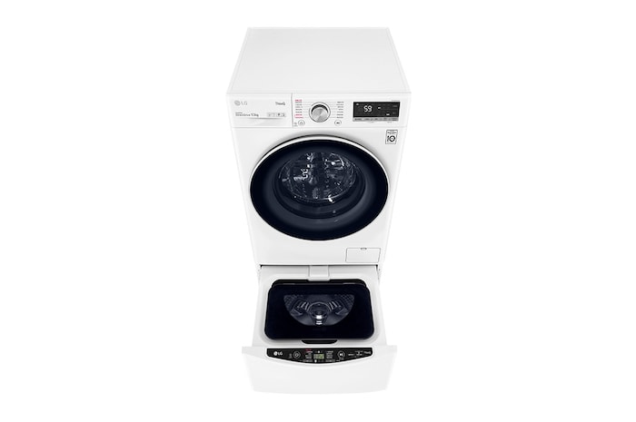 LG 洗13+2公斤 TWINWash 雙能洗｜冰瓷白｜蒸洗脫烘, TW13CPT