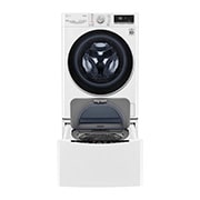 LG 洗13+2公斤 TWINWash 雙能洗｜冰瓷白｜蒸洗脫烘, TW13CPT