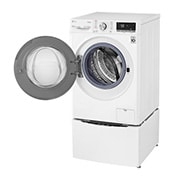 LG 洗13+2公斤 TWINWash 雙能洗｜冰瓷白｜蒸洗脫烘, TW13CPT