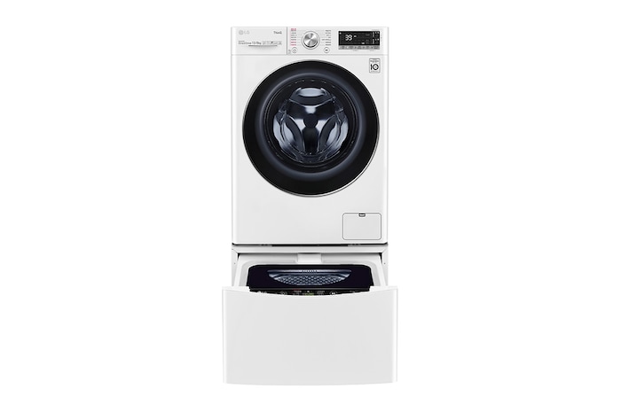 LG 洗13+2公斤 TWINWash 雙能洗｜冰瓷白｜蒸洗脫烘, TW13DPT