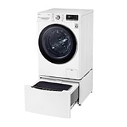 LG 洗13+2公斤 TWINWash 雙能洗｜冰瓷白｜蒸洗脫烘, TW13DPT