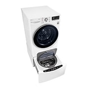 LG 洗13+2公斤 TWINWash 雙能洗｜冰瓷白｜蒸洗脫烘, TW13DPT