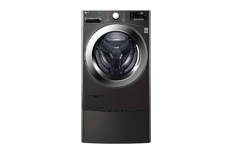 LG 洗18+2公斤 TWINWash 雙能洗｜尊爵黑｜蒸洗脫, TW18ZPT