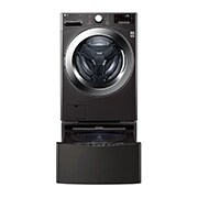 LG 洗18+2公斤 TWINWash 雙能洗｜尊爵黑｜蒸洗脫, TW18ZPT