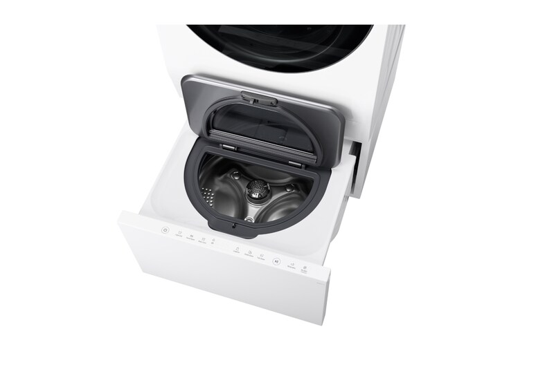 LG 洗12+2公斤 SIGNATURE TWINWash 雙能洗｜冰瓷白｜蒸洗脫烘, TW12SWPT.200SHW